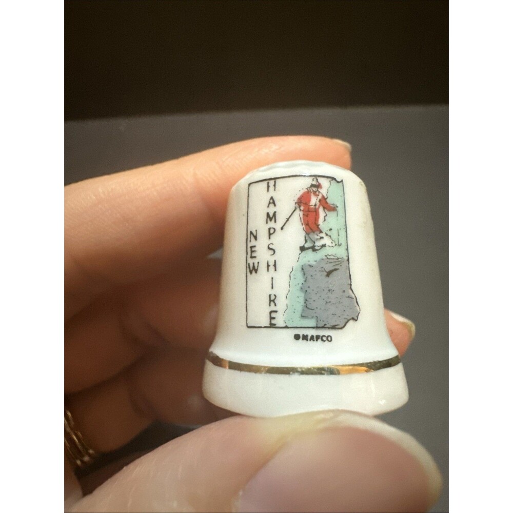 Souvenir‎ Thimble; New Hampshire; MAFCO